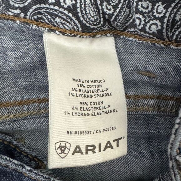 Ariat R.E.A.L. Mid Rise Stretch Brooke Stackable Straight Leg Jean Women's 29 - Picture 4 of 7